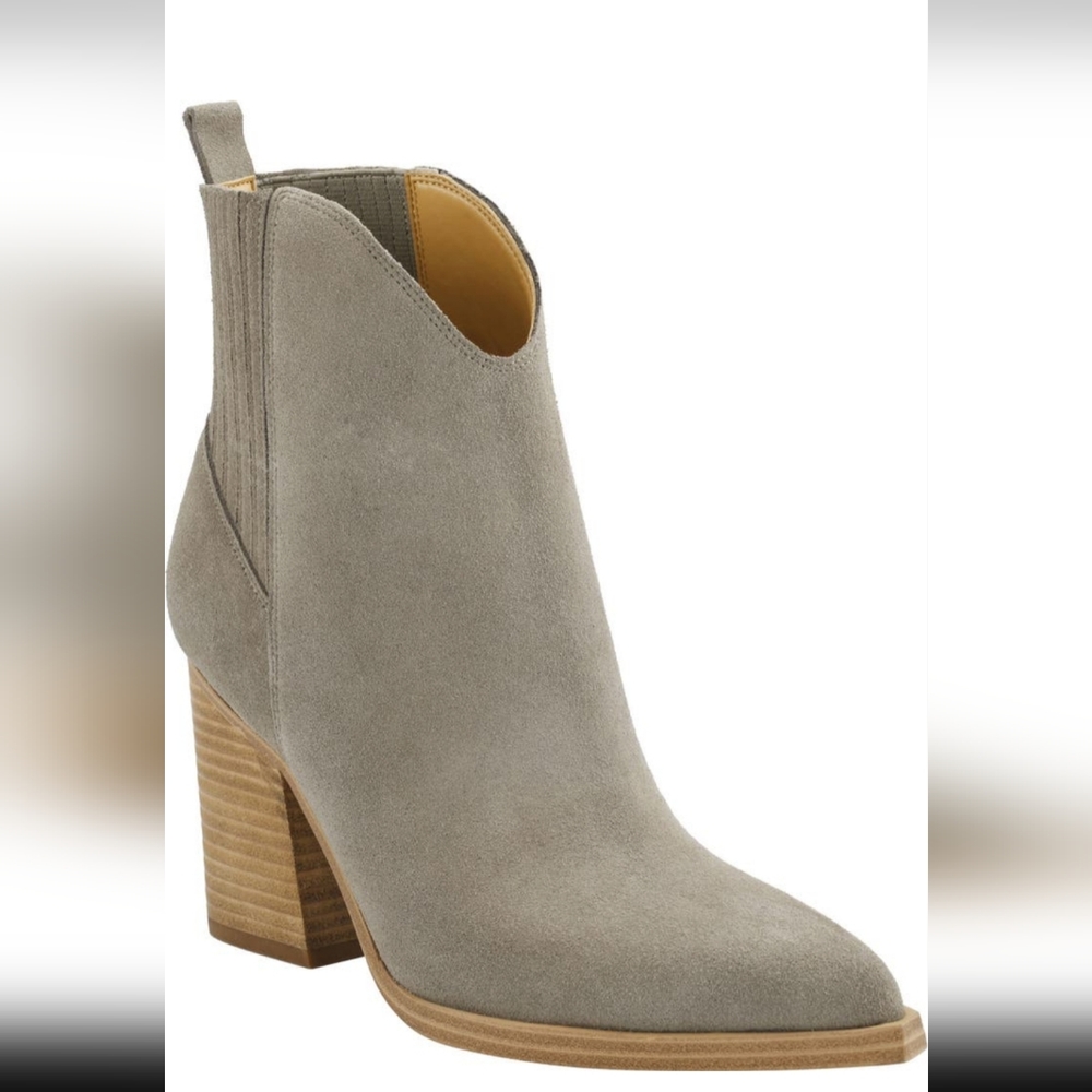 MARC FISHER SUEDE Ommie Bootie